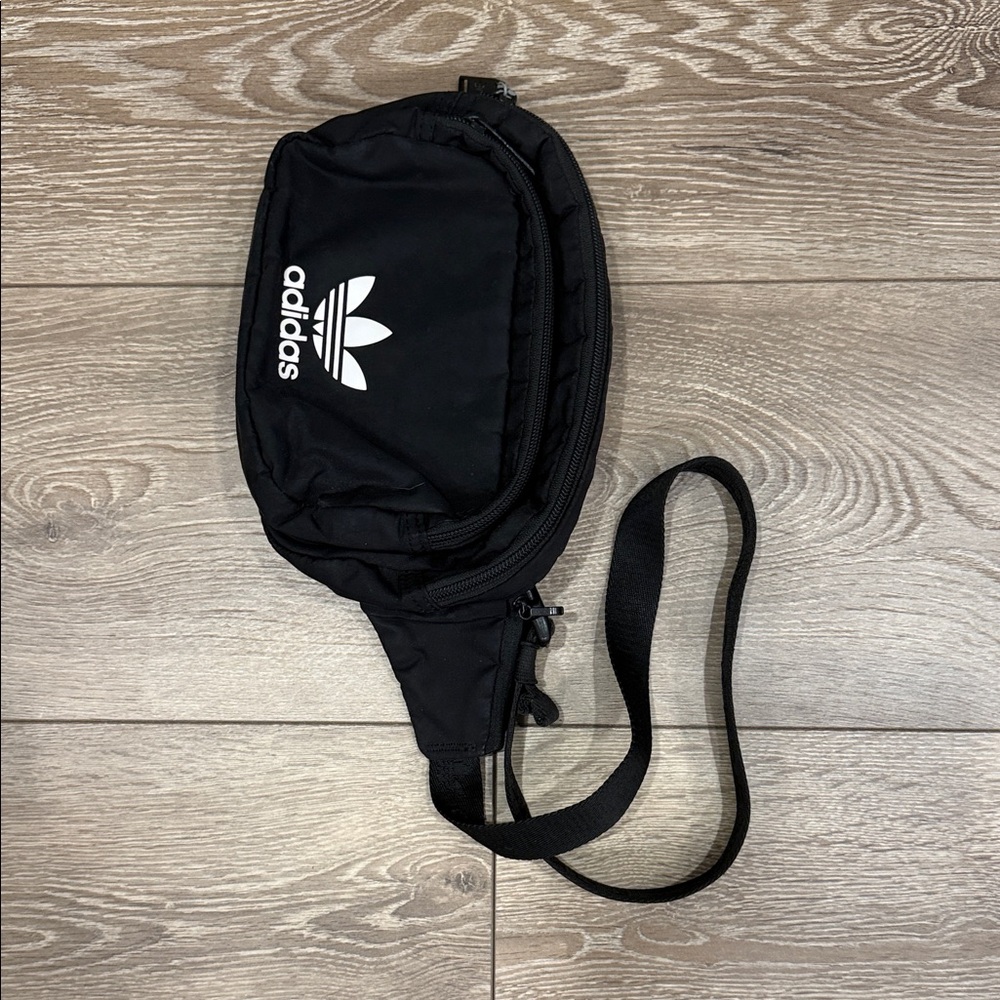 Adidas Black Belt Bag for Men
